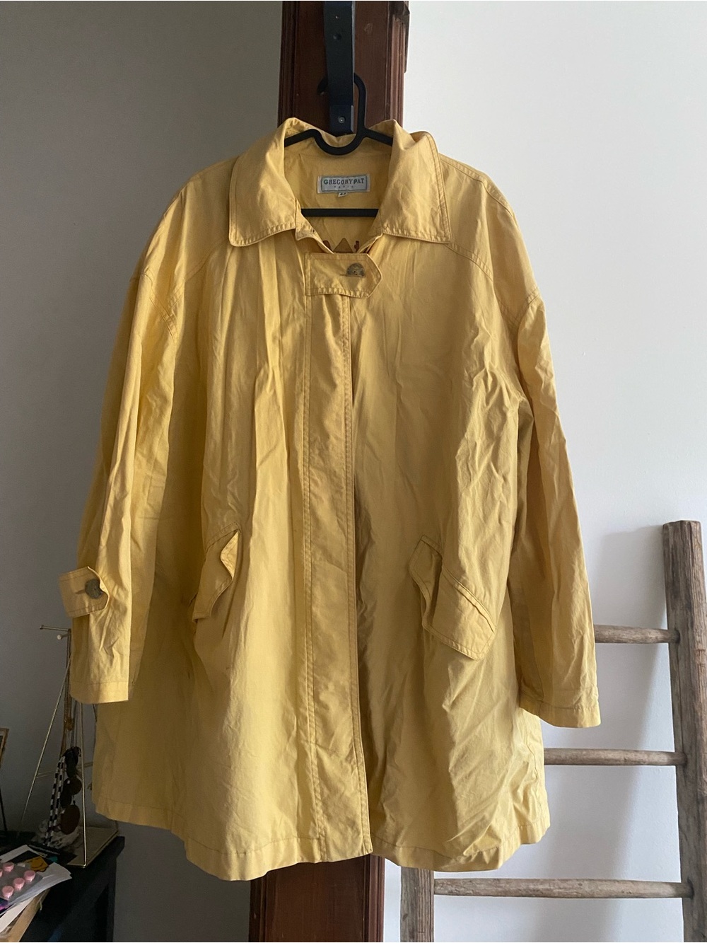 Yellow vintage coat